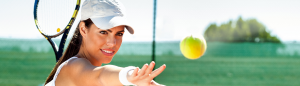 שחקנית טניס