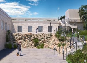 מדרגות מעבר חדשות לאולם ספורט